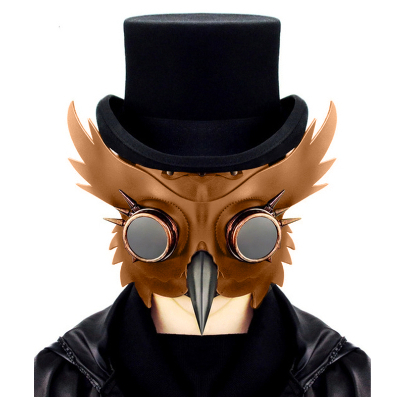 masque steampunk hibou