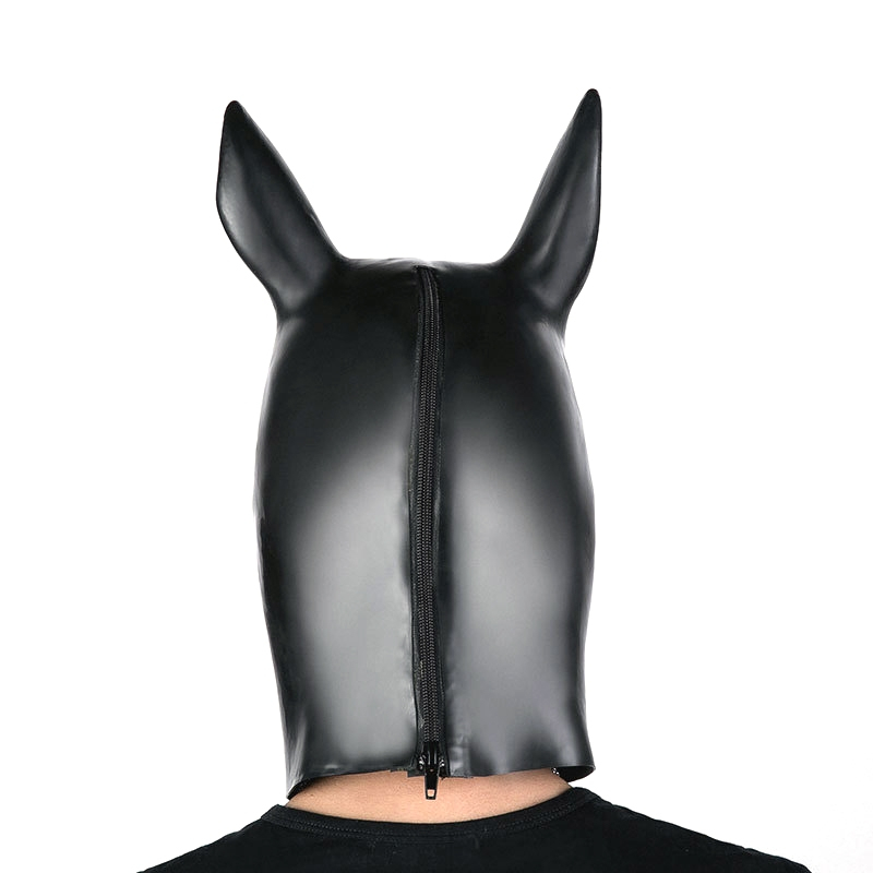 masque tete de cheval horse noir 1