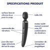 masseur wand er women noir tete 78mm 2