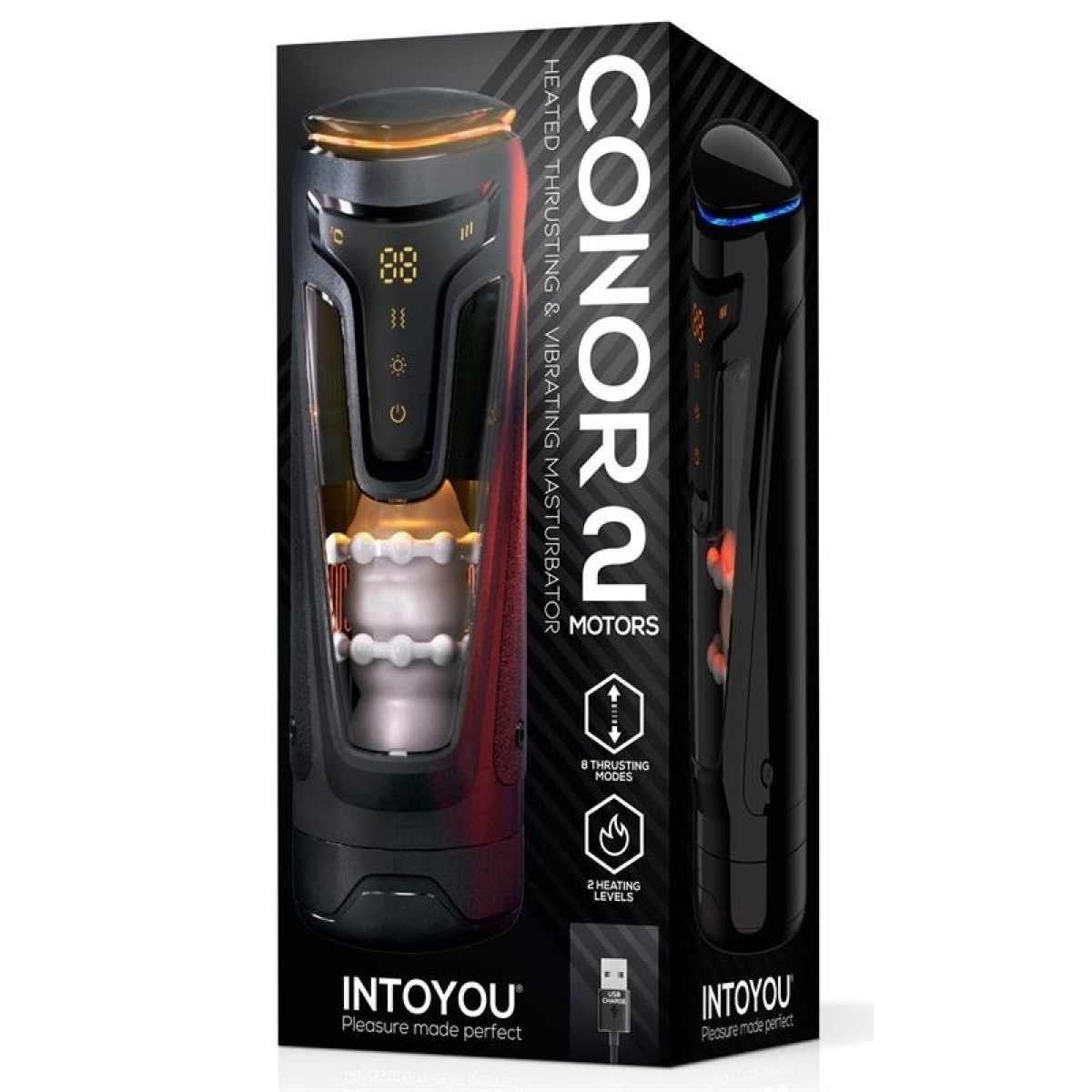 masturbateur automatique chauffant conor 11