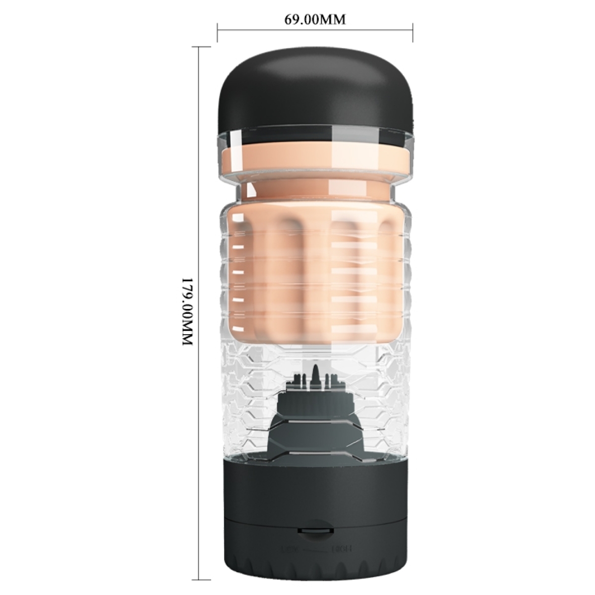 masturbateur automatique emily pussy noir 12