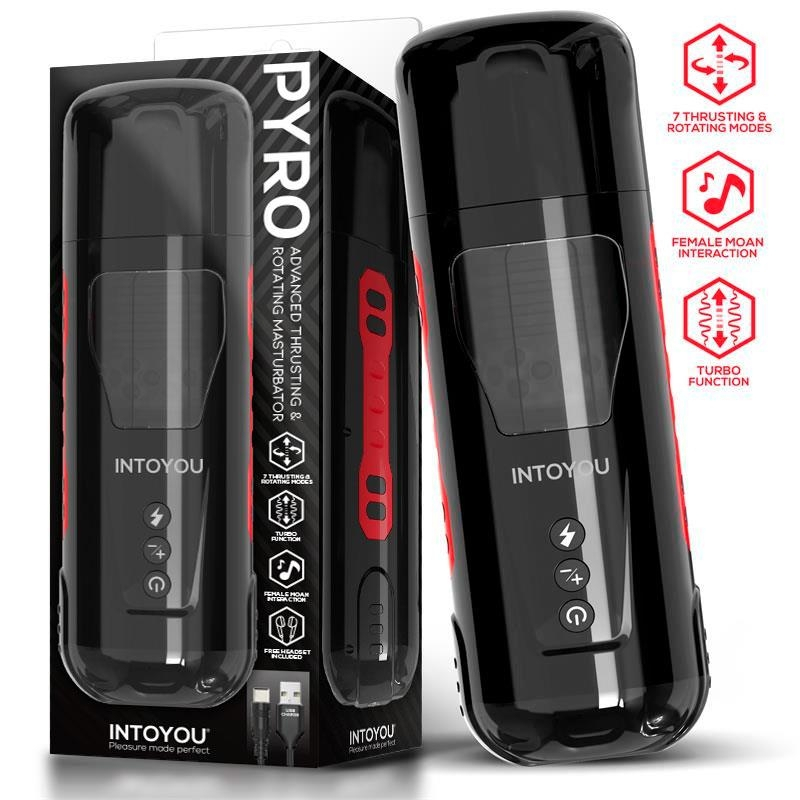 masturbateur automatique pyro va et vient et rotations 1