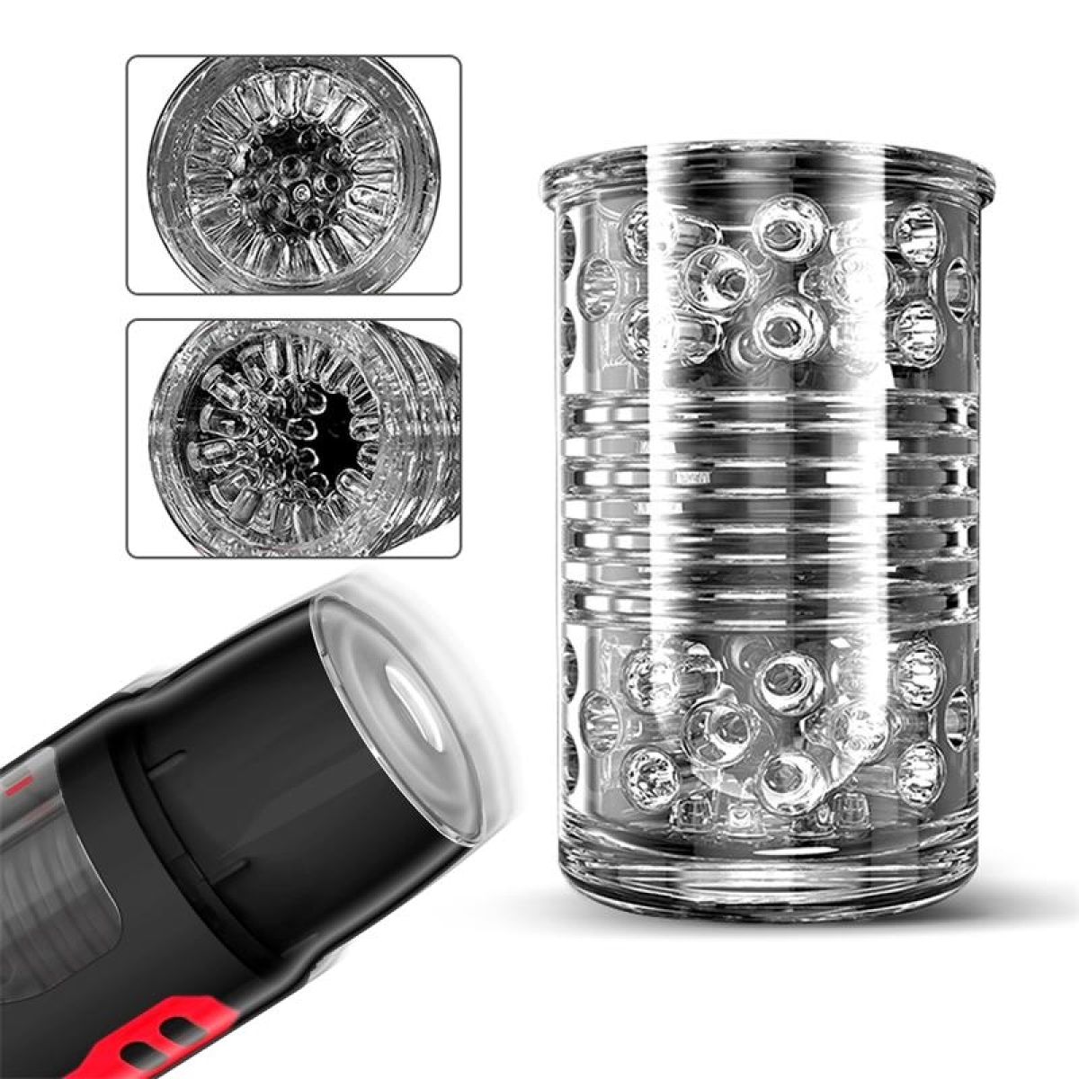 masturbateur automatique pyro va et vient et rotations 2