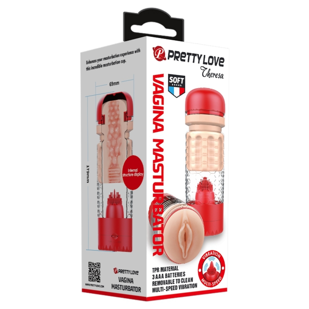 masturbateur automatique theresa pussy rouge 1