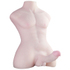 masturbateur buste avec penis articule big torso sexe de 16cm
