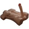 masturbateur buste et penis articule torso man sexe de 20cm