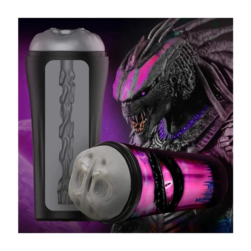 masturbateur creature predator gris