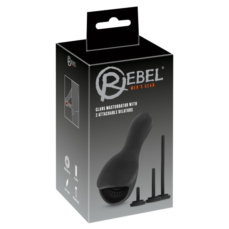 masturbateur de gland et tige d uretre glans vibe rebel 1