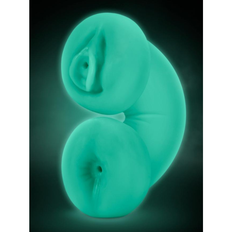 masturbateur double delight glow phosphorescent vagin anus 2