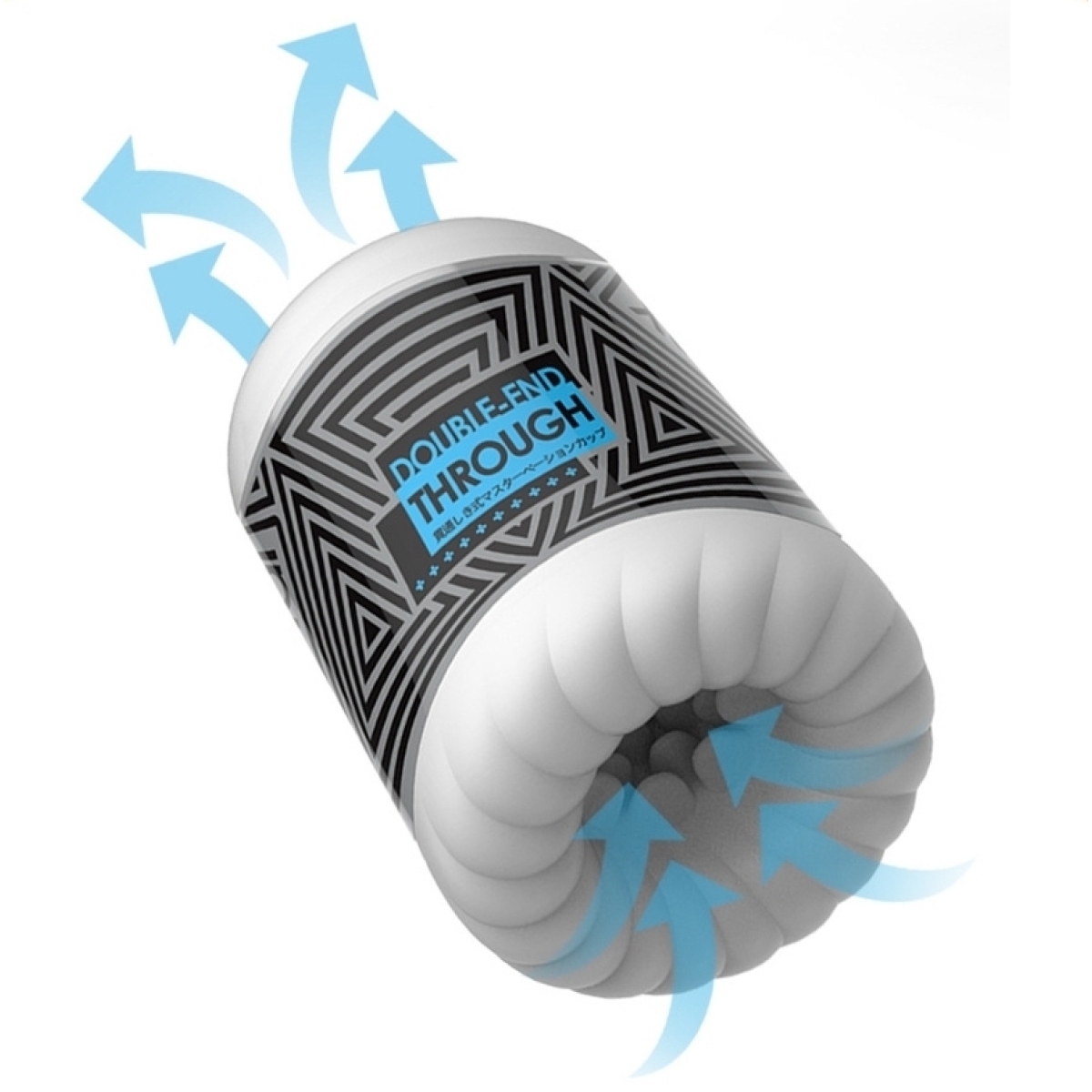 masturbateur double entree throuth cup 10cm