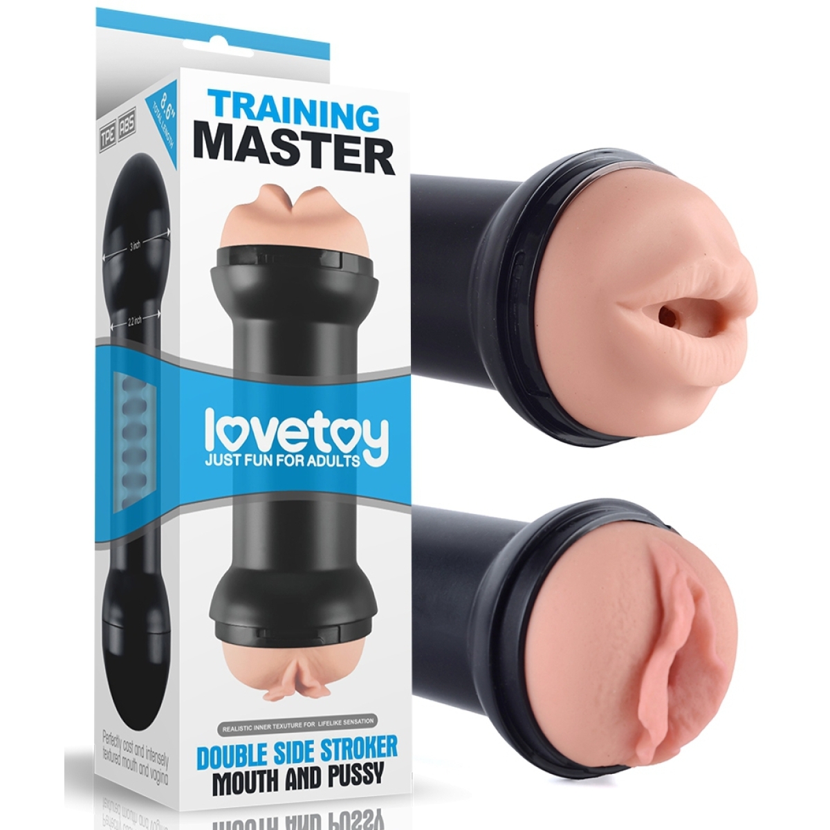 masturbateur double side vagin bouche