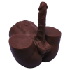 masturbateur fessier avec penis articule cute ass 17 x 4cm marron