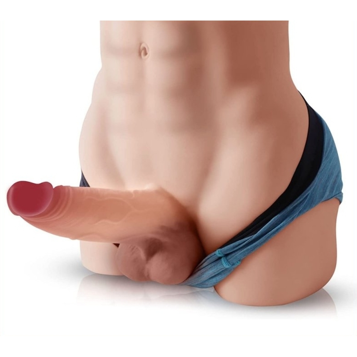 masturbateur fessier avec penis articule dandy master sexe de 18cm
