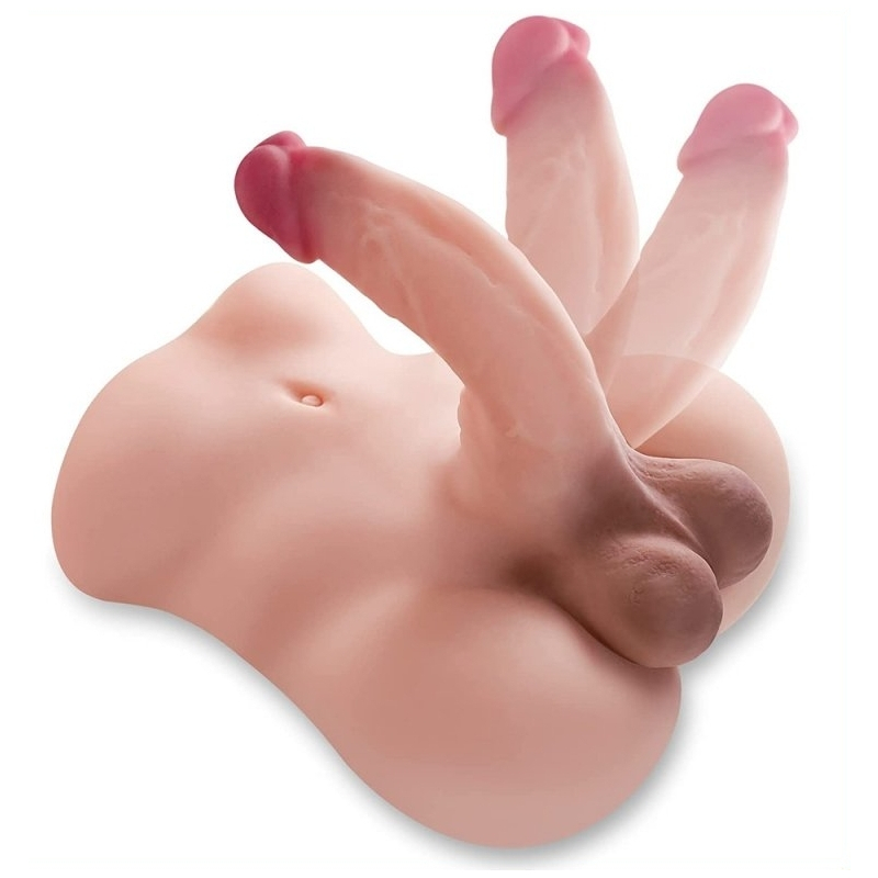 masturbateur fessier avec penis articule joli dandy sexe de 18cm 2