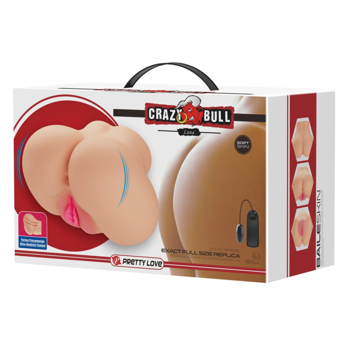 masturbateur fessier vibrant crazy bull luna 1