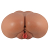 masturbateur fessier vibrant crazy bull luna marron 3