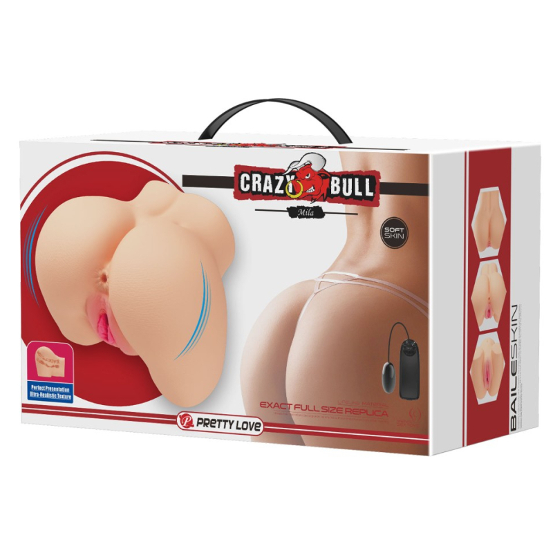 masturbateur fessier vibrant crazy bull mila 1