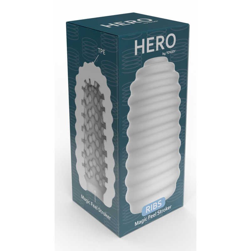 masturbateur hero ribs blanc 1
