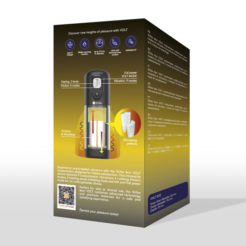 masturbateur ikon volt vibration et friction 7