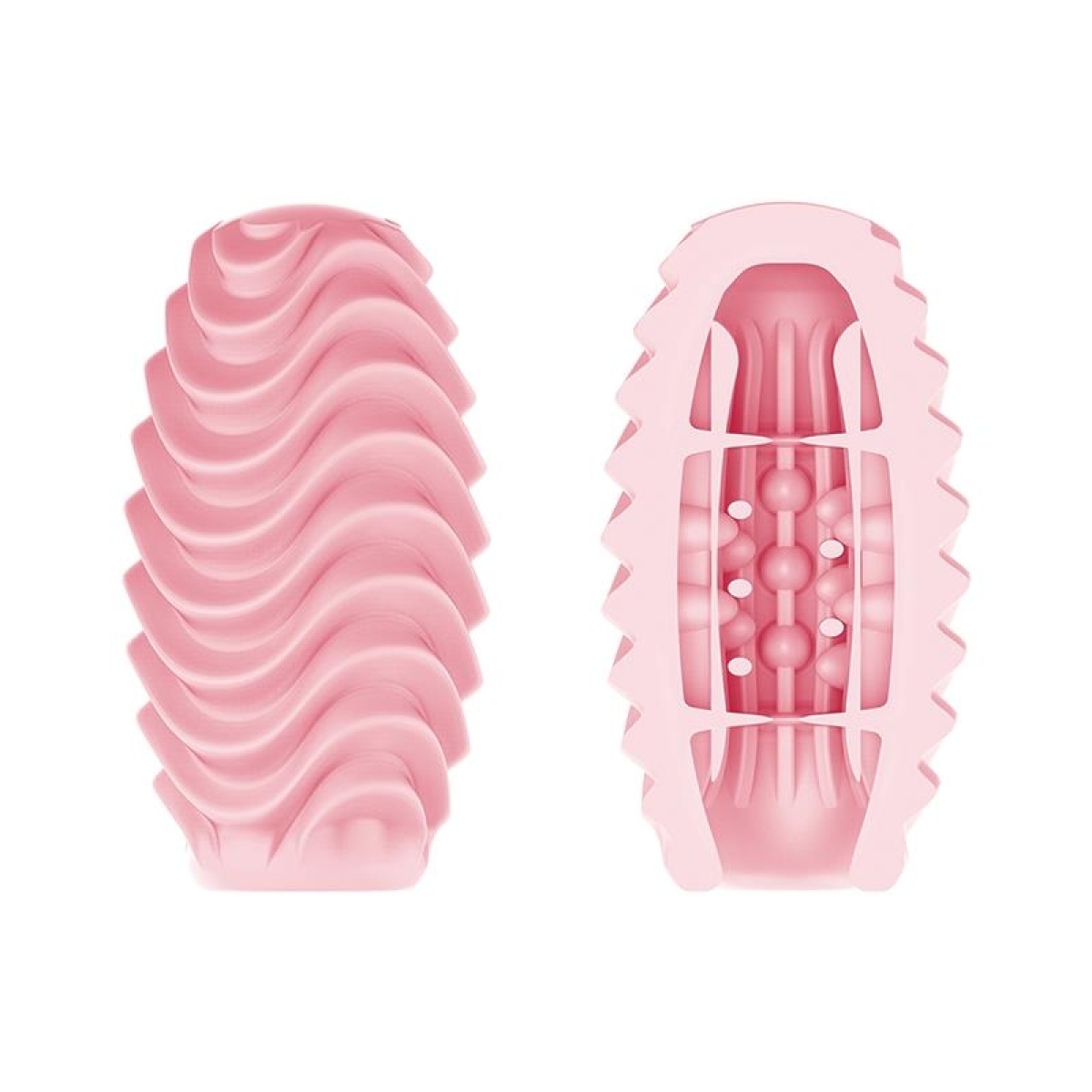 masturbateur oeuf double sided rose 1