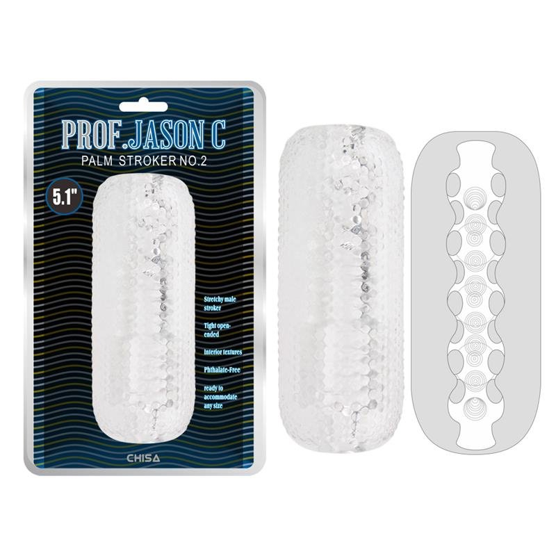 masturbateur palm stroker n2 13cm transparent 6
