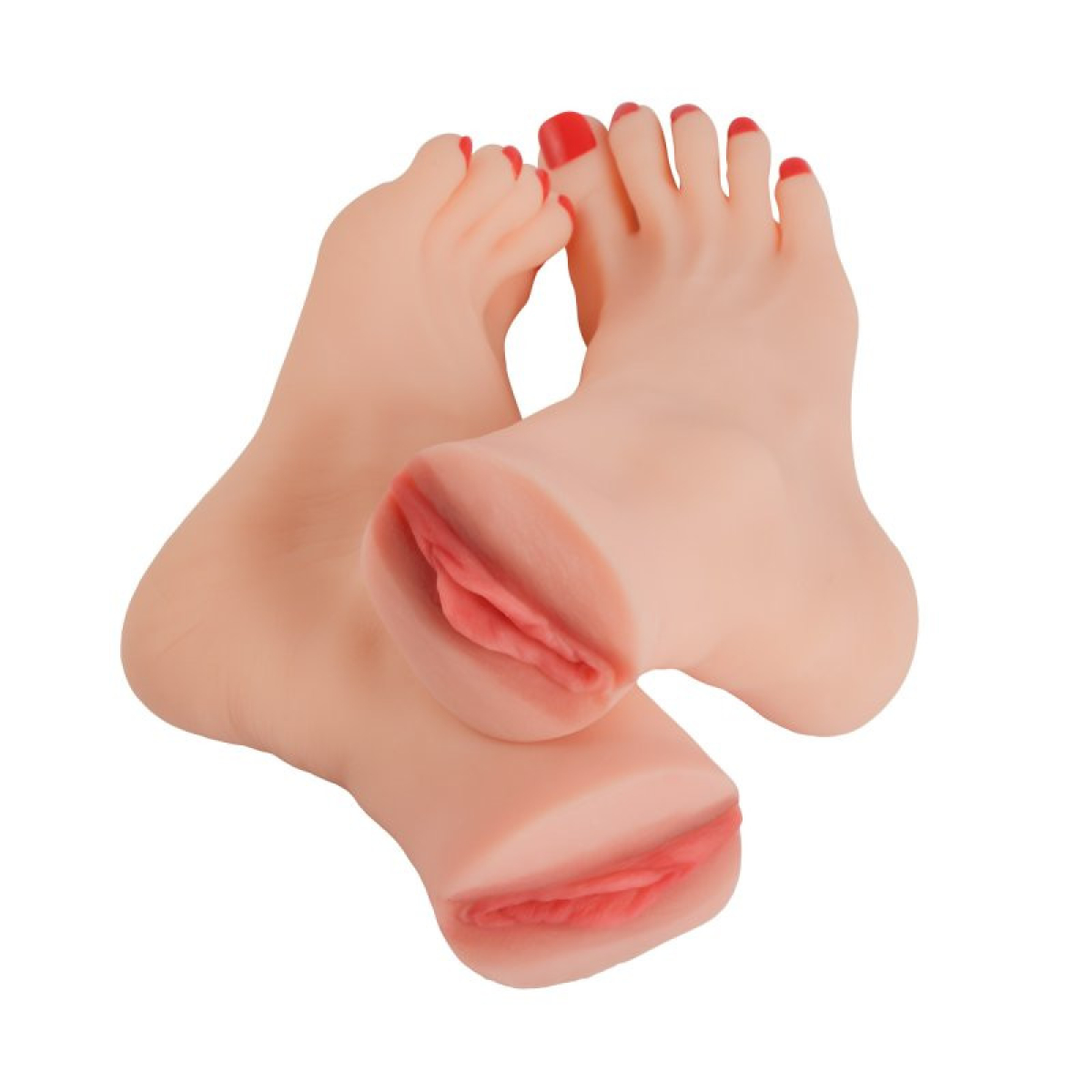 masturbateur pieds polished toes 3