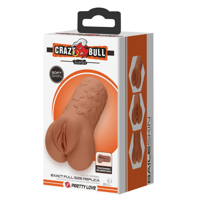 masturbateur pussy crazy bull scarlet marron 1