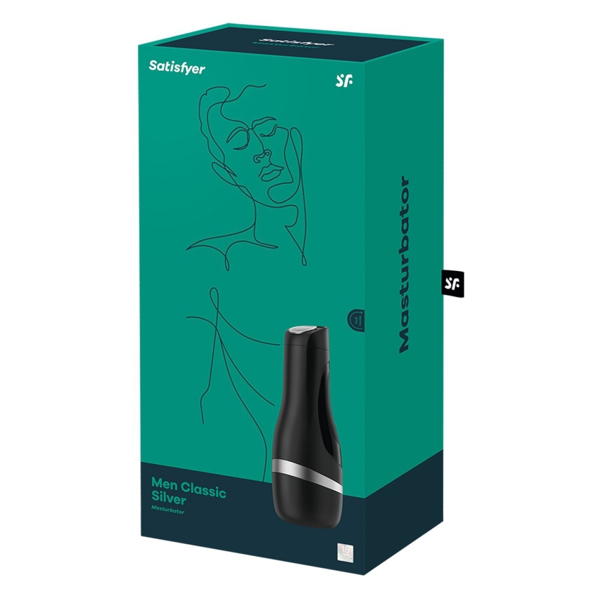masturbateur satisfyer men classic silver 1