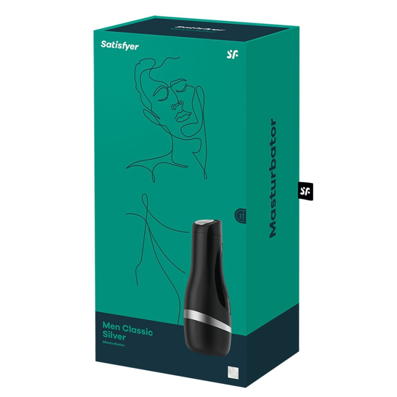 masturbateur satisfyer men classic silver 1