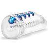 masturbateur souple snatch transparent bleu 3