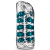 masturbateur souple super stroker transparent bleu