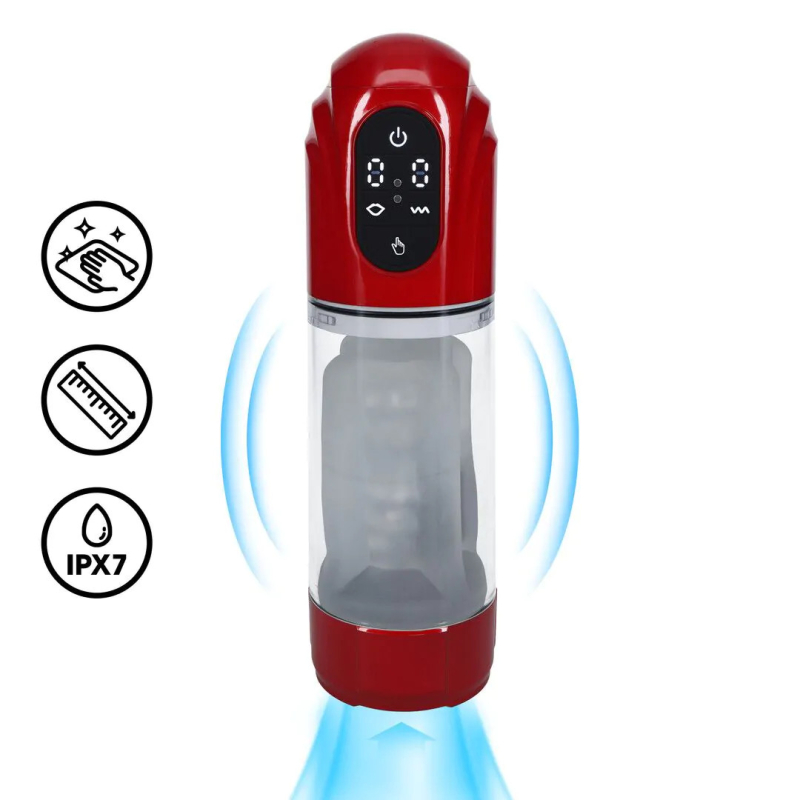 masturbateur-technothrust-vibrations-et-succion-rouge masturbateur technothrust vibrations et succion rouge
