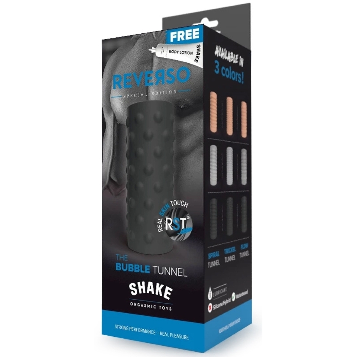 masturbateur the bubble tunnel shake reverso noir 1