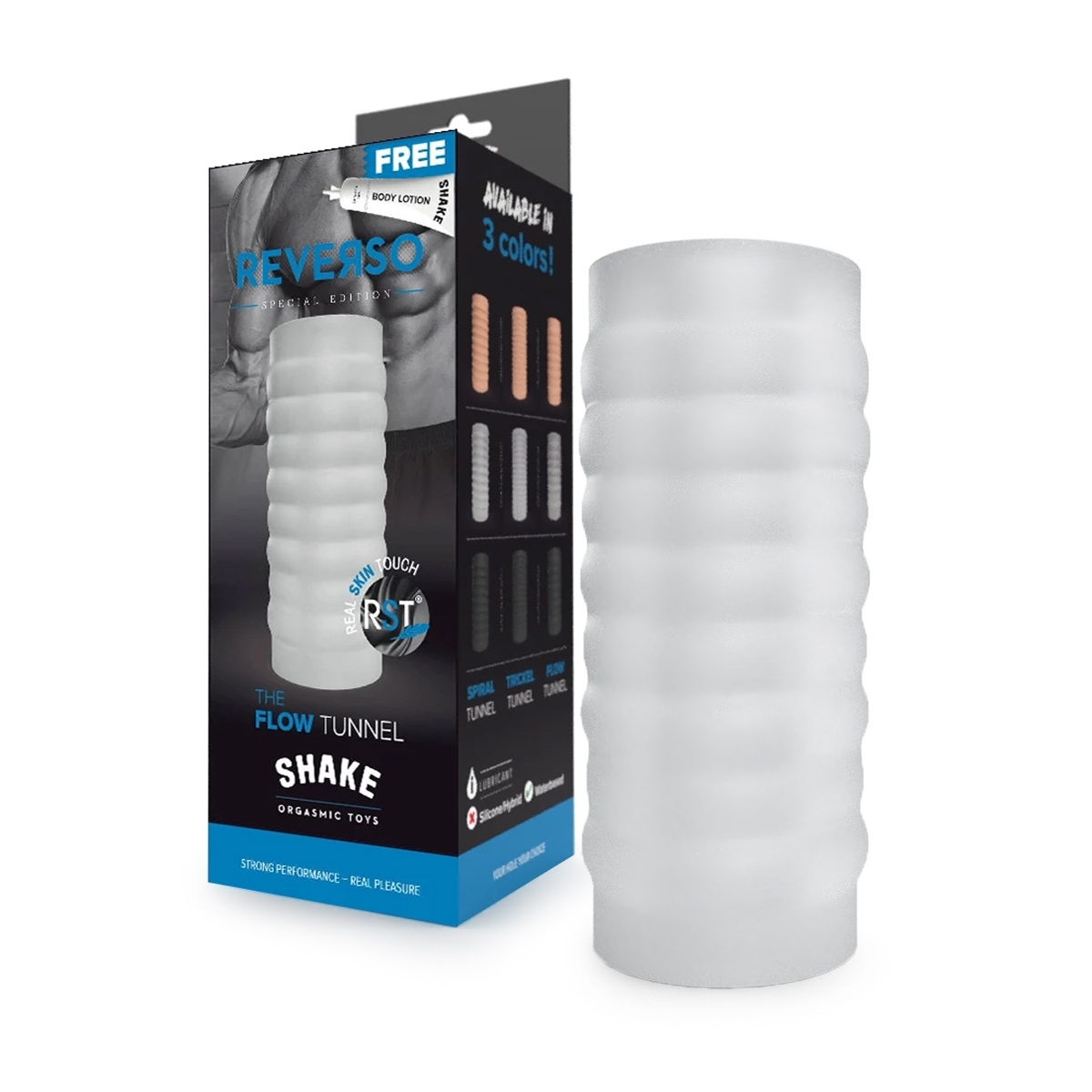 masturbateur the flow tunnel shake reverso blanc 2