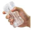 masturbateur transparent cleardual 12cm 2