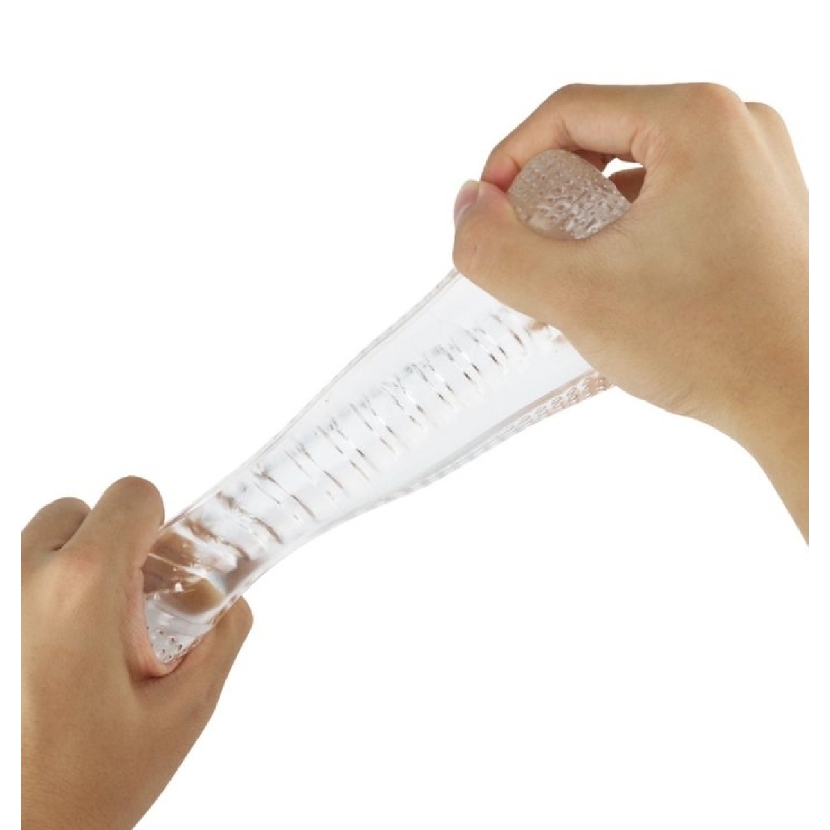 masturbateur transparent cleardual 12cm 3