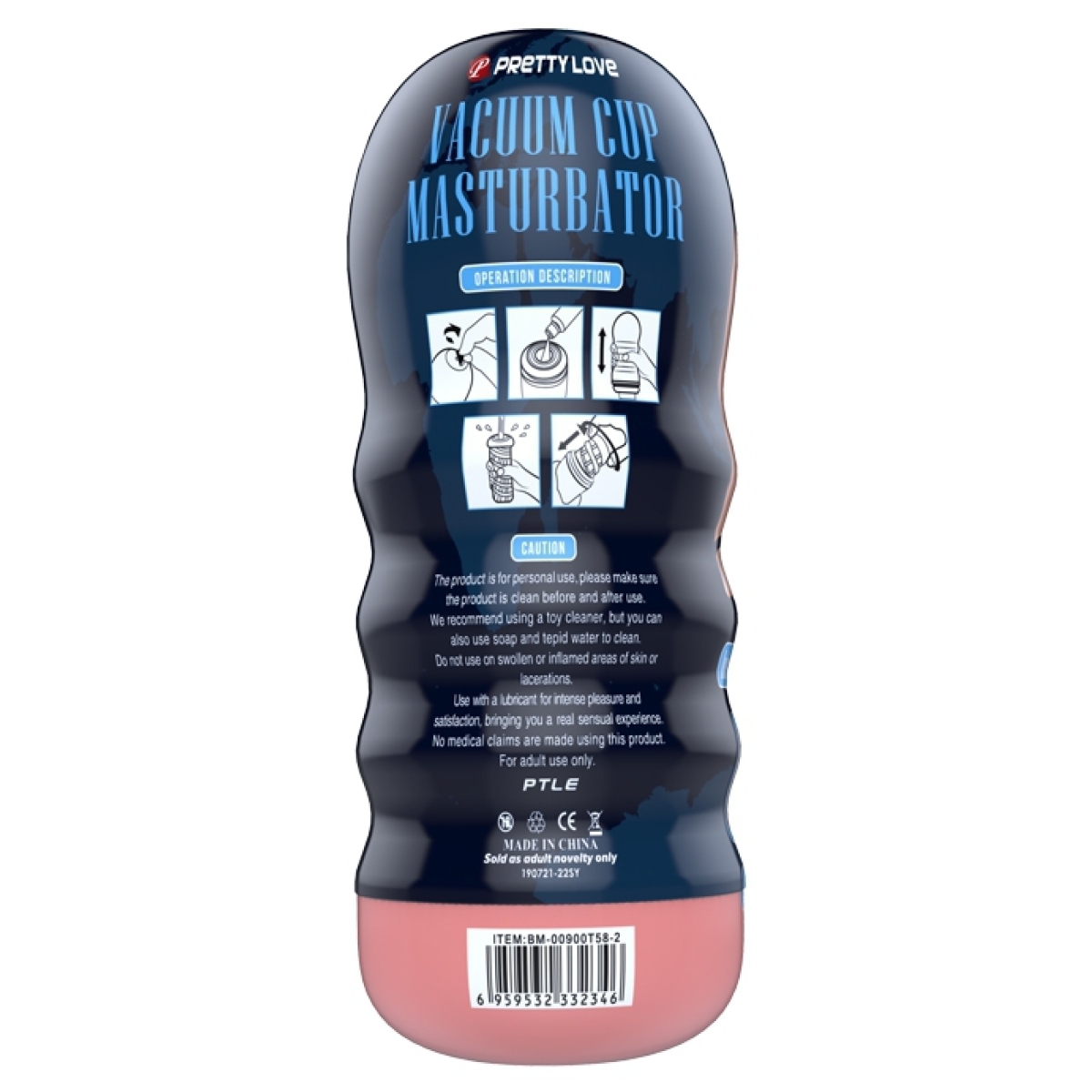 masturbateur vacuum cup pretty love bouche 3