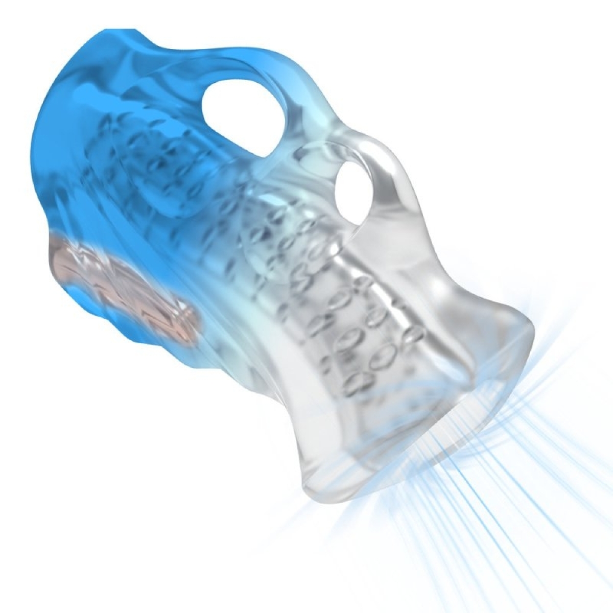 masturbateur vibrant blue freeze