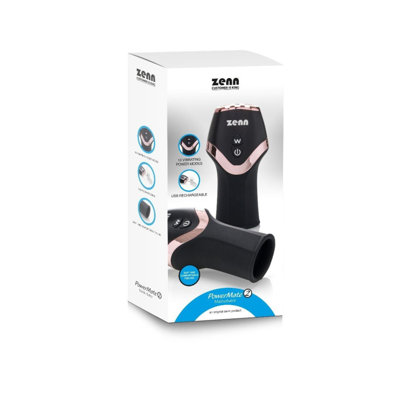 masturbateur vibrant gland powermate 2 10 vibrations 4
