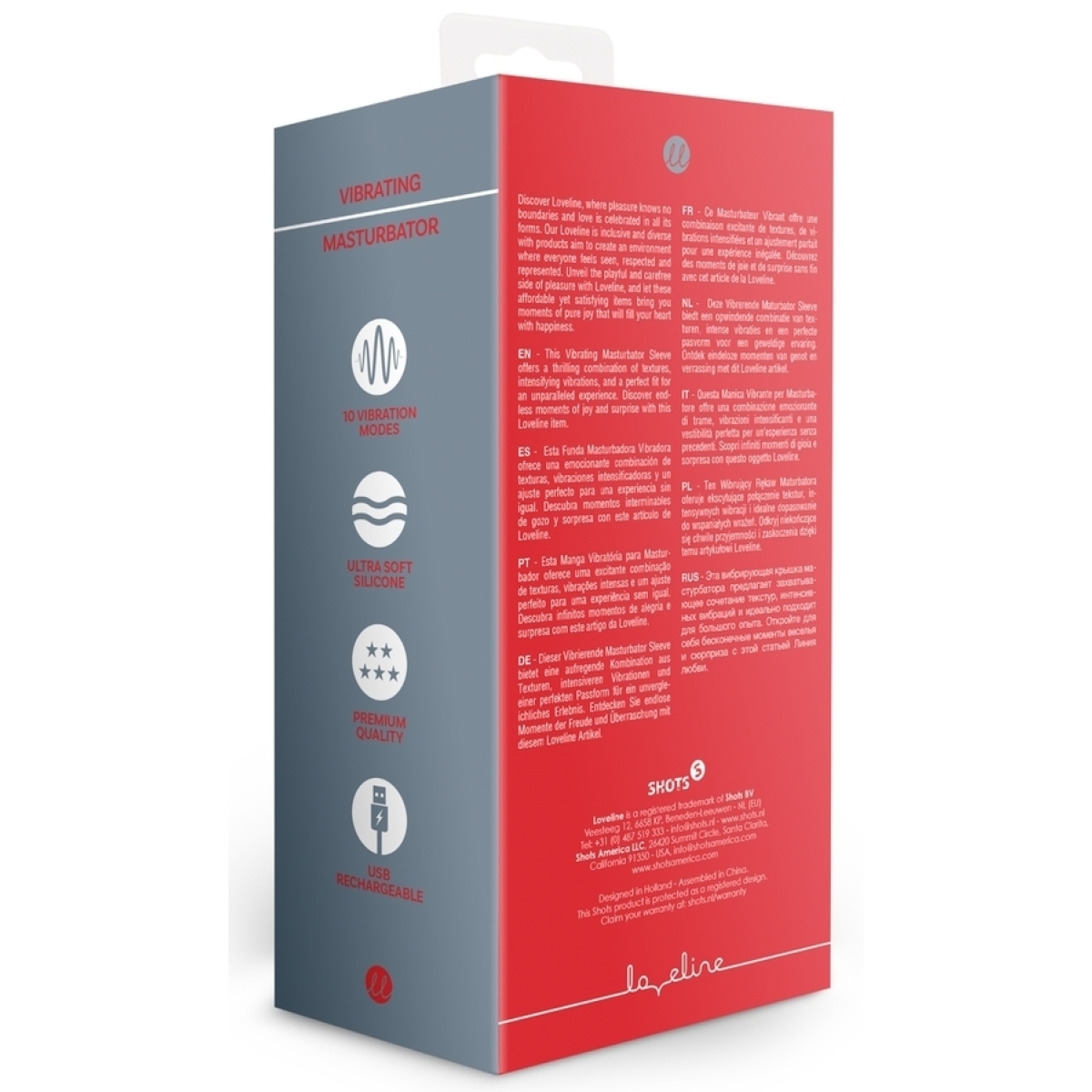 masturbateur vibrant licorice 65 x 4cm 8