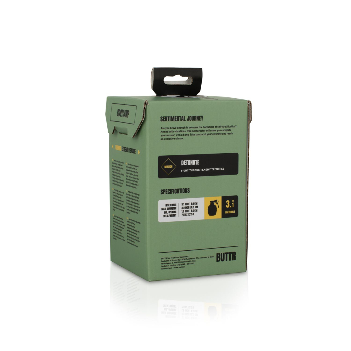 masturbateur vibrant mills bomb 10 vibrations 8