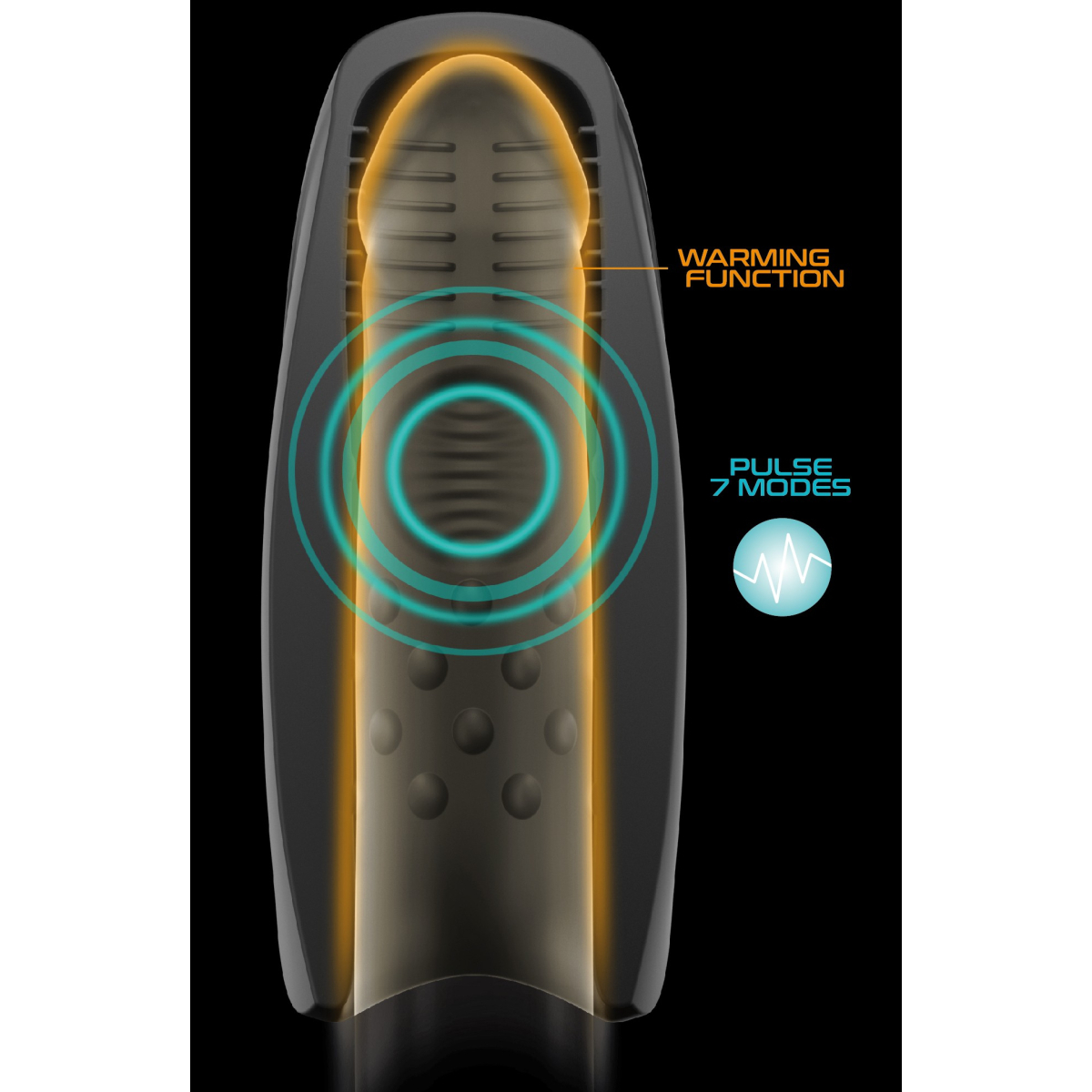 masturbateur vibrant pulsion one 7 vibrations 3