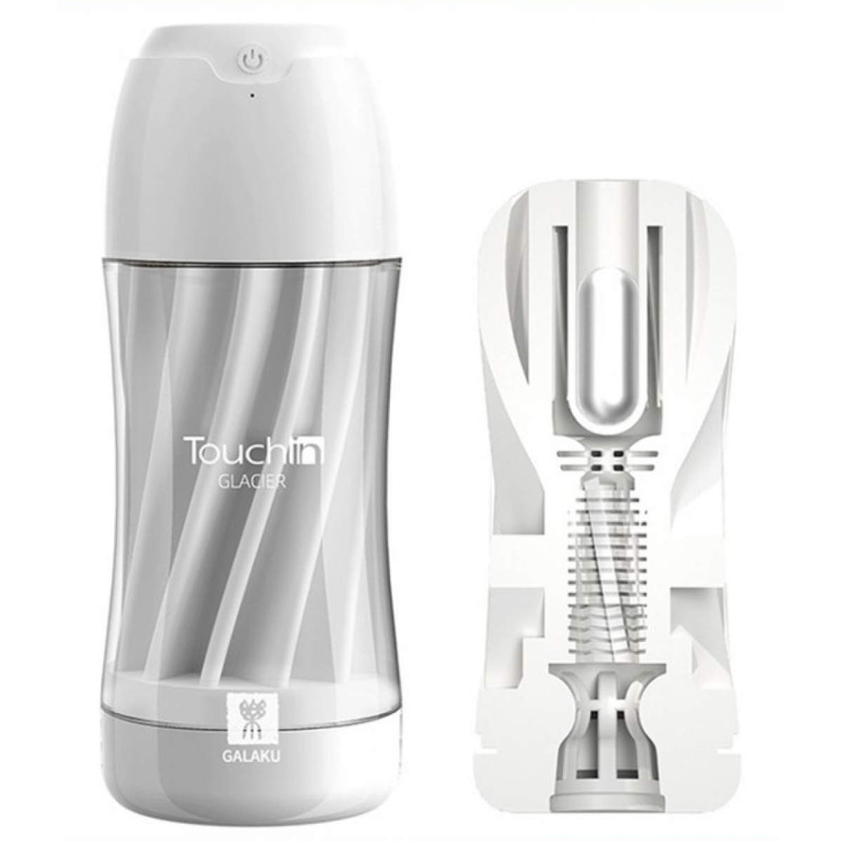masturbateur vibrant touch in galaku blanc