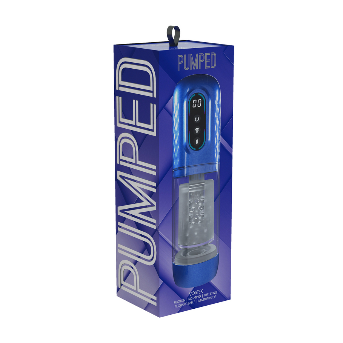 masturbateur vortex rotation et va et vient bleu 1