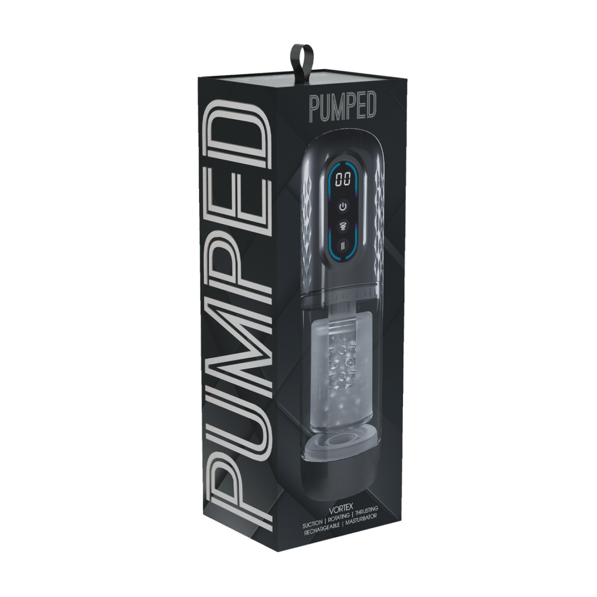 masturbateur vortex va et vient et rotation noir 1