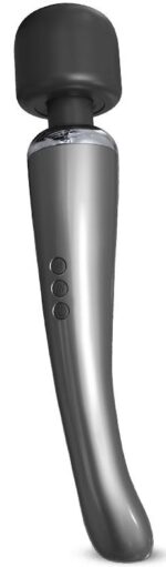 masturbateur wand graphity 30 cm tete de 55 mm gris
