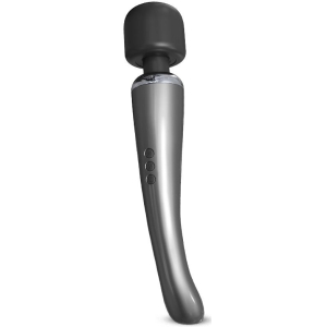 masturbateur wand graphity 30 cm tete de 55 mm gris