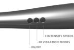 masturbateur wand graphity 30 cm tete de 55 mm gris 6