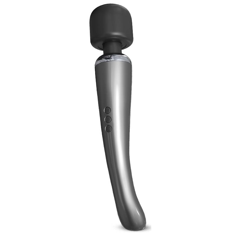 masturbateur wand graphity 30 cm tete de 55 mm gris