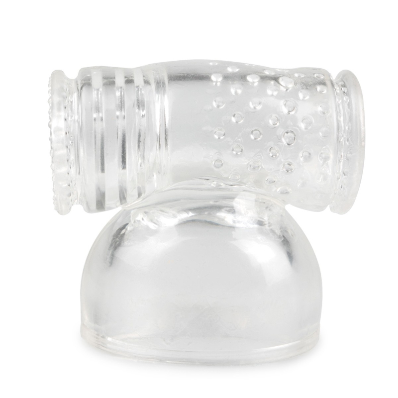 masturbator wand attachment clear 1